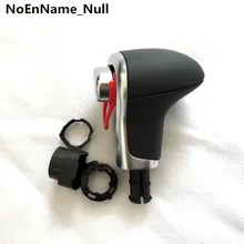 De Couro PRETO DA Shift de ENGRENAGEM Knob PARA AUDI Q7 Q5 A3 A4 A5 A6 A7 C6 C7 4G1 713 139