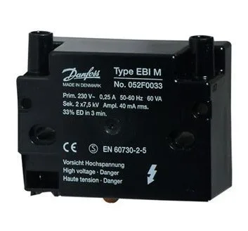 EBI 052F0030 Danfoss трансформатор зажигания для горелки