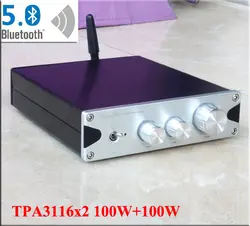 Новые Bluetooth 5,0 200 Вт 2-канальный цифровой аудио усилитель CSR8675 Bluetooth 5,0 ATPX HD TPA3116 Динамик усилитель