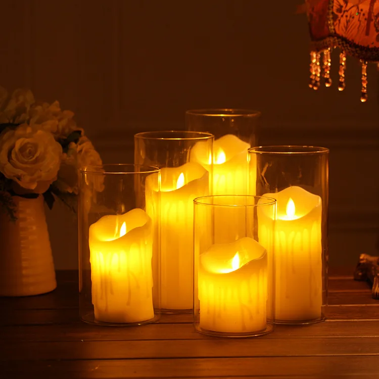 Lelen 1 шт. светодиодный свечи в форме слез с пультом дистанционного управления, ароматические свечи bougie velas, украшение для дома, свадьбы, дня рождения