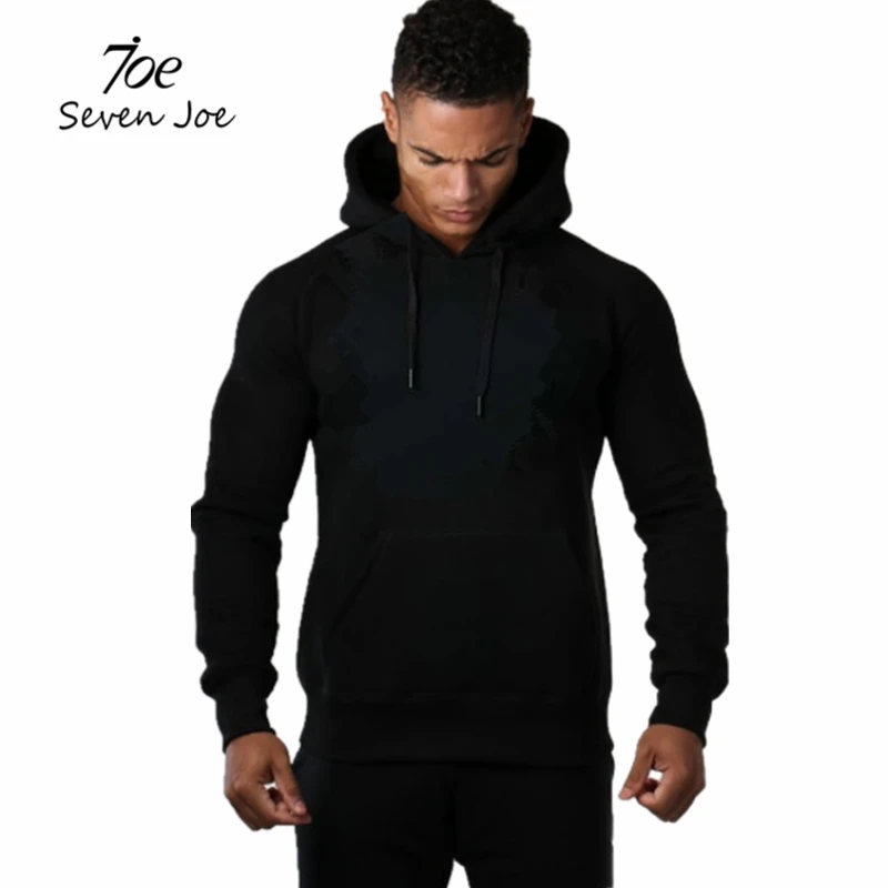 

Seven Joe New Fashion Hoodies Male Large Size Warm Fleece Coat Men Brand Hoodies Sweatshirts gym fitness workout hoodies