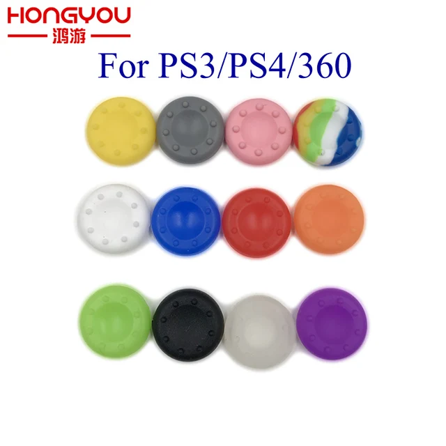 Best Offers 200 PCS Joystick Caps Silicone Analog Thumb Stick Grip Controller Thumbstick Cap Cover Key Protector For Ps3 PS4 for XBOX ONE