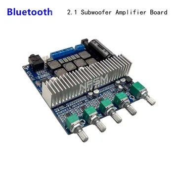 

TPA3116 Bluetooth Amplifier TPA3116D2 2.1 Subwoofer Amplifier Digital Audio Board 50W*2+100W HIFI treble Bass For home Speaker