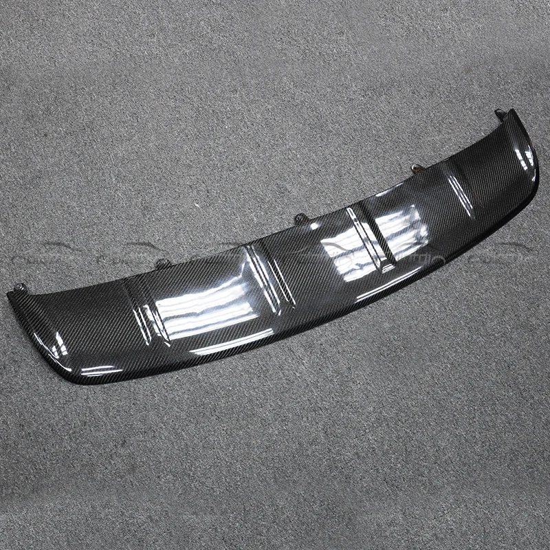 Для Porsche Macan автомобильный Стайлинг OEM Стиль углеродного волокна передний бампер нижний диффузор губы 2013+ up
