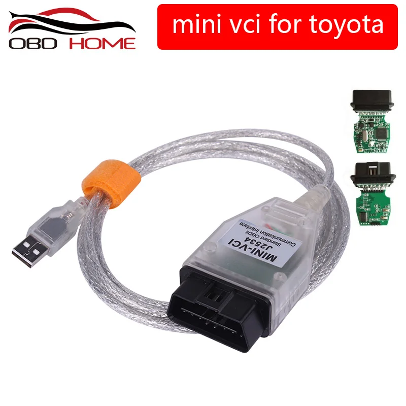 

OBD2 V13.00.022 Version MINI VCI Interface FOR TOYOTA TIS Techstream mini-vci FT232RL Chip J2534 OBDII OBD2 diagnostic tool