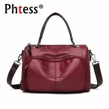 Роскошные сумки женские дизайнерские винтажные мягкие кожаные сумочки женские Bolsa большой емкости повседневная сумка женская Sac Новинка