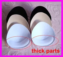 4 pairs/lot Women Removeable Bra Pads Push Up Round Triangle Swimsuit Bikini Sponge Foam Bra Pads Free Shipping