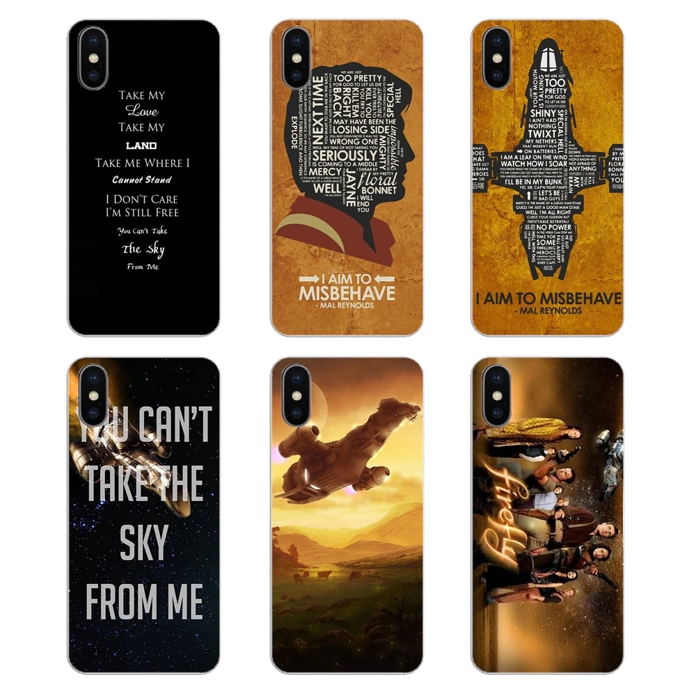 For Nokia 2 3 5 6 8 9 230 3310 2.1 3.1 5.1 7 Plus Transparent Soft Cases Covers Firefly Serenity Quote Art Poster |