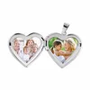 Fashion Womens Always in My Heart Photo Locket Pendant,Stainless Steel Heart Pictures Locket Necklace Jewelry Includes 18 Chain 2
