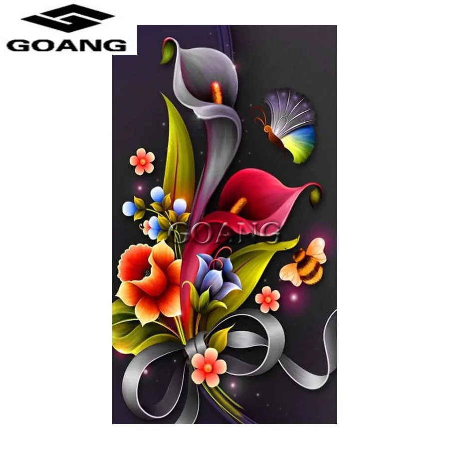 

5d Diy Diamond Painting Flowers Full Rhinestones Cross Stitch Diamond Mosaic Diamond Embroidery Home Decor