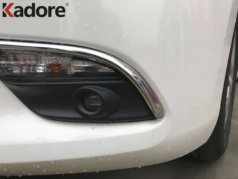 Для Mazda 3 M3 Axela 2017 2018 ABS Хром Передняя противотуманная фара для бровей полоски