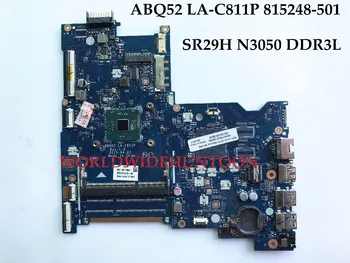 

High quality 815248-501 for HP Pavilion 15-AC laptop Motherboard ABQ52 LA-C811P SR29H N3050 CPU DDR3L Only 100% Fully Tested