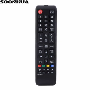 

SOONHUA AA59-00741A Black Universal Smart Remote Control Replacement IR Remote Controller for Samsung LCD LED 3D HDTV Controller