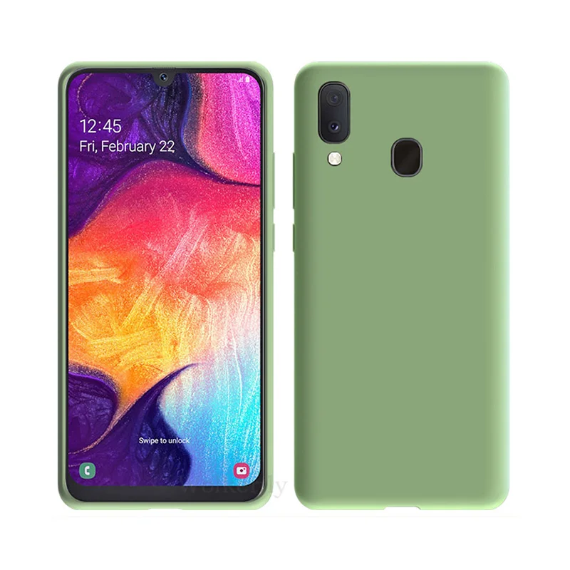 Чехол для samsung Galaxy S10 5G S10E J6 J4 Plus Note 10 A9 A6 A10 A20 A20E A30 A40 A50 A70 A80 A60 чехол из жидкого силикона