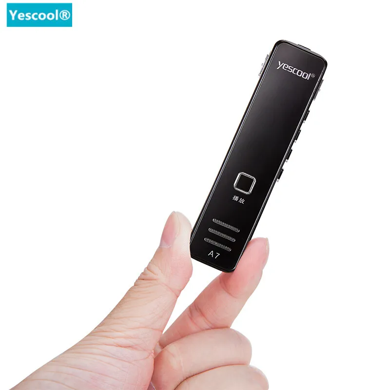 Цифровой диктофон Yescool с функцией звукозаписи Профессиональный шумоподавления и