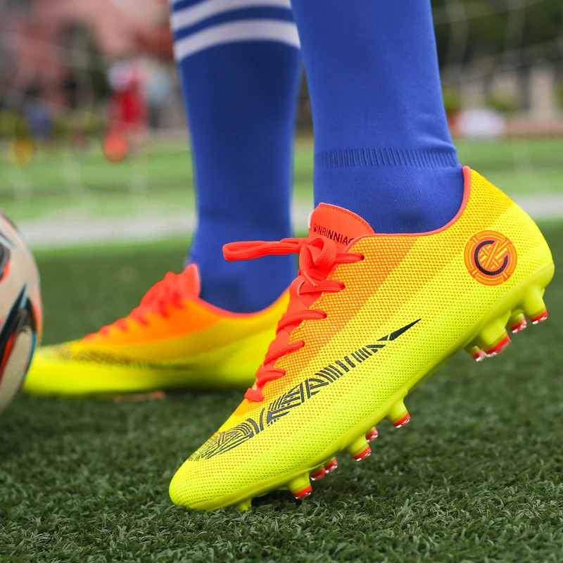 Professional Outdoor Training Soccer Shoes Football Cleats Shoes Men's Football Boots Long Spikes Soccer Shoes (37)