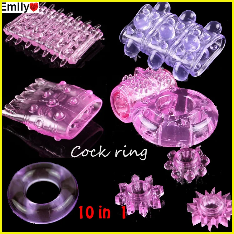 10 Different Penis Rings,Vibrating Rings,Cock Rings,Sex ring,Sex Toy,Sex products,Adult toy 10pcs/lot