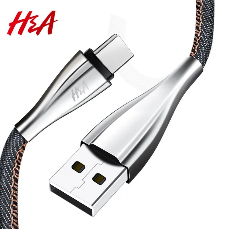 

H&A 2019 New Fast Charger USB Cable Data Sync Cable For iPhone X XS Type C For Samsung For Huawei Xiaomi Micro USB Charger Cable