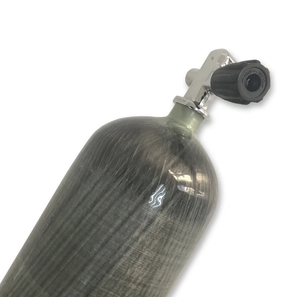 Acecare New Arrivales PCP Cylinder Empty Air Bottle 6.8L 4500psi 30Mpa Carbon Fiber SCUBA Diving Tank With A Diving Valve -V Acecare New Arrivales PCP Cylinder Empty Air Bottle 6.8L 4500psi 30Mpa Carbon Fiber SCUBA Diving Tank With A Diving Valve -V