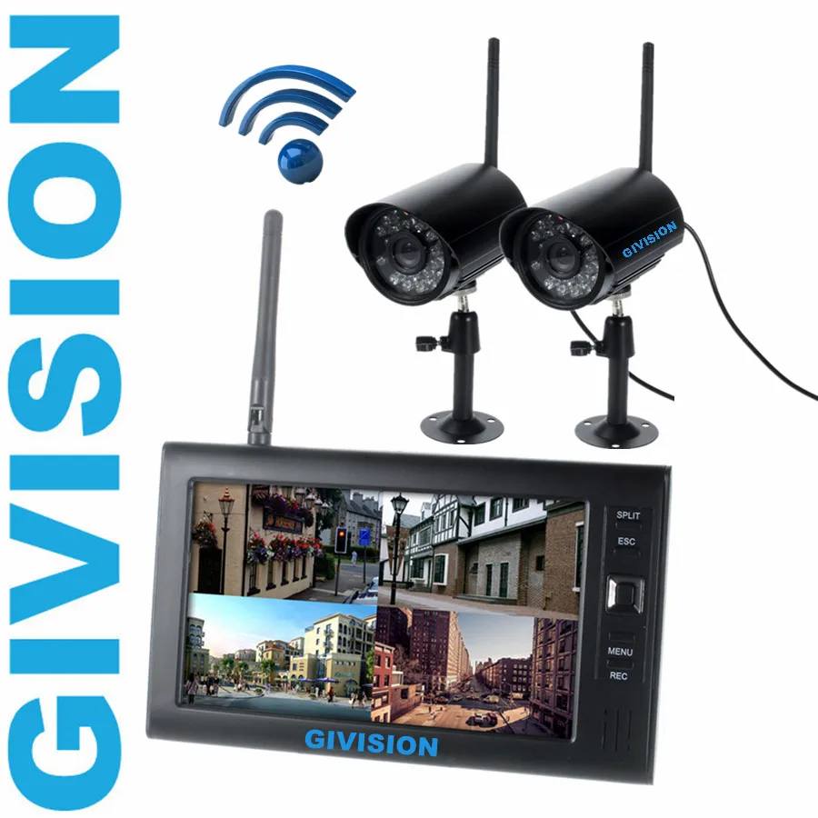 7 inch Digital 2.4G Wireless Camera Video Baby Monitors DVR home