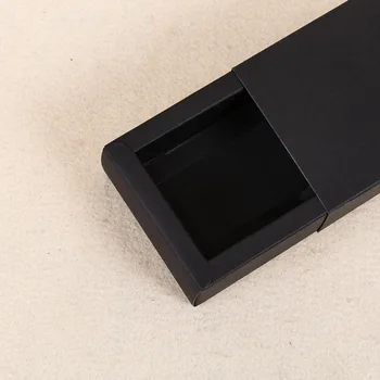 

10.6*8.4*4cm 15Pcs Jewelry Black Kraft Paper Party Wedding Gift Pack Box 4.17"x3.3"x1.57" Handmade Soap Craft Paper Drawer Boxes