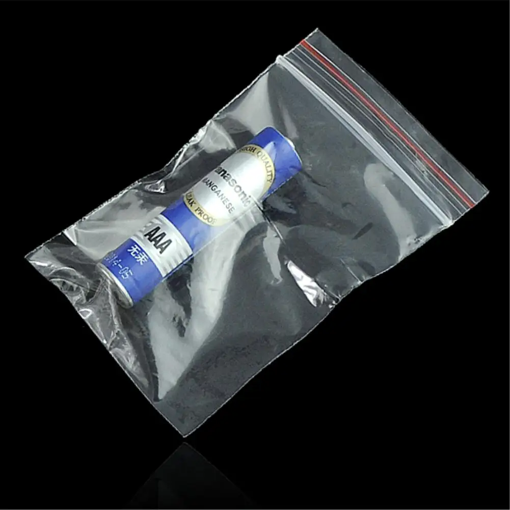 

100Pcs/Lot Clear Stand Up Pouch Plastic Zip Lock Bag Zipper Transparent Nuts Fruit Snack Food Beans Retail Packaging Poly Bag