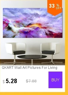 QKART настенная живопись без рамки абстрактные настенные картины для гостиной плакаты и принты холст живопись