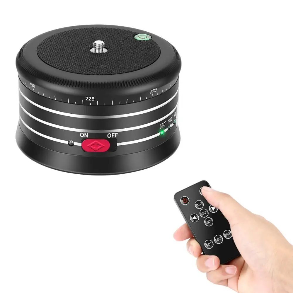 Zeitraffer Stativ Kopf Stabilisator 360 ° 60 Minuten Schwenk Drehadapter