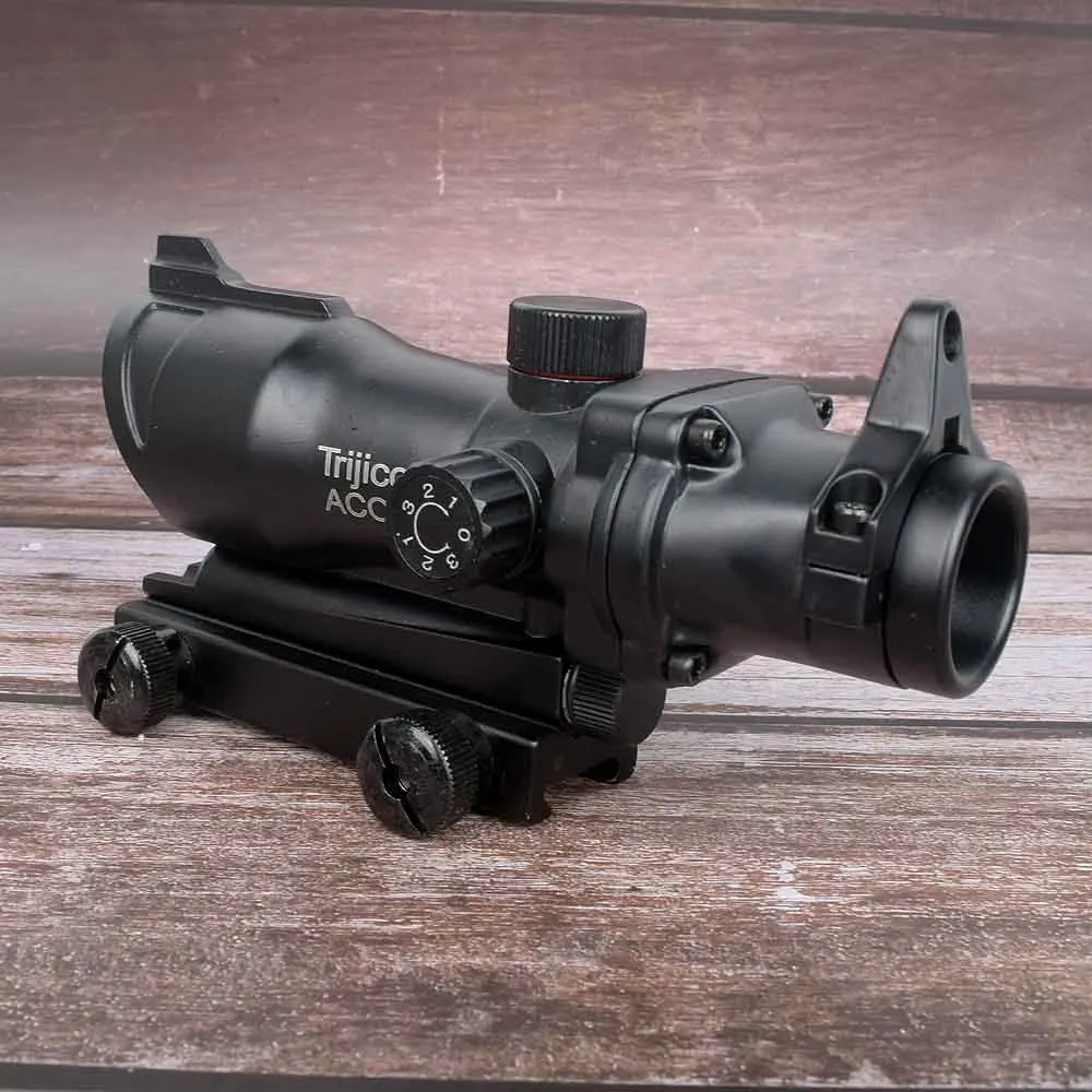 Охотничий Прицел ACOG 1X32 тактический Красный Зеленый точечный прицел с подсветкой