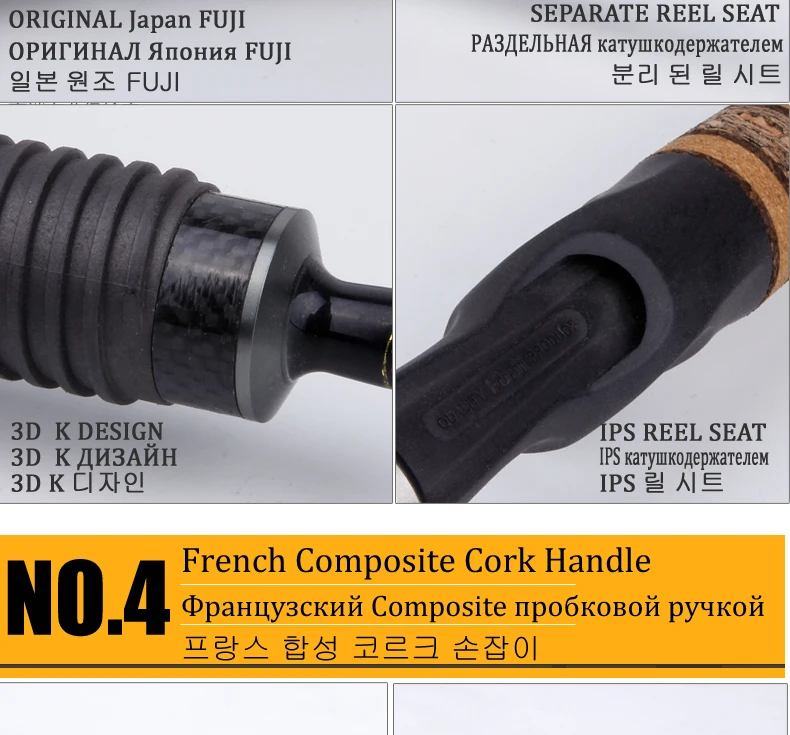 Vara de Pesca Kuying Teton ul Ultraleve Macia Isca Fundição Carbono Fiação Cana Pólo Fuji Parte Ação Média Truta 1.8m 1.9m 1.92 21 vara de pesca macia isca fundição carbono
