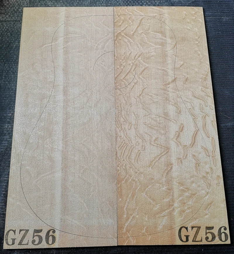 US $32.48 1SET AAA Claw Pattern Sitka Spruce Solid Wood Guitar Panel Guitar Making Material Guitar Maintenance Material 54022045mm