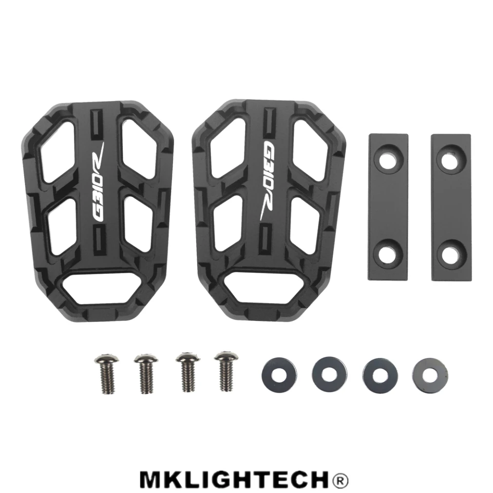 

MKLIGHTECH Motorcycle Accessories FOR BMW G310R G310 R 2017-2019 CNC Aluminum Alloy Widened Pedals