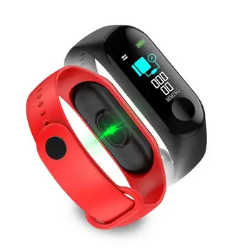 

Smart Watch Color Screen Waterproof Fitness Tracker With Heart Rate Blood Pressure Monitor Activity For Android & IOS 2 Color