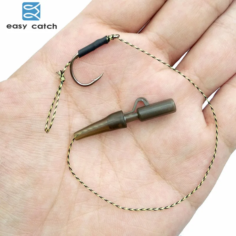 Easy Catch 8 шт. рыболовные снасти для ловли карпа плетеная нить 8340 крючков поворотные