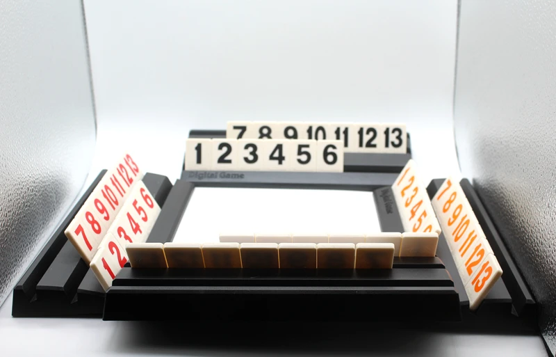 Большой размер Rummikub Israel Mahjong цифровая настольная игра для 4 игроков, 106 кирпичей, размер 2,6*3,8 см