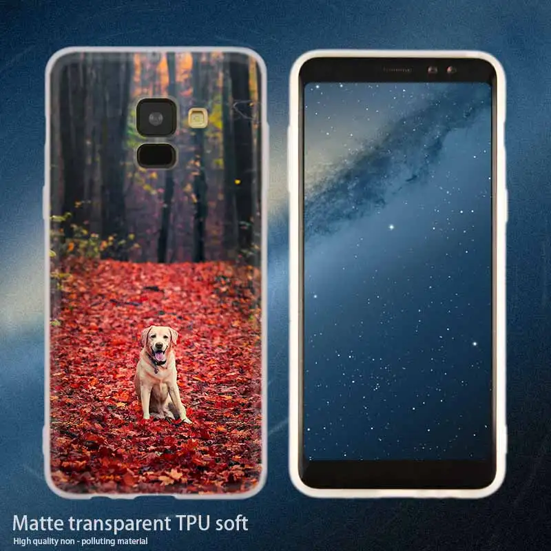 Собак ретривера Лабрадора чехол для телефона для samsung Galaxy A10 A20 A30 A40 A50 A60 A70 A6 A8 плюс A7 A9 A3 A5 чехол Coque - Цвет: Silicone 13