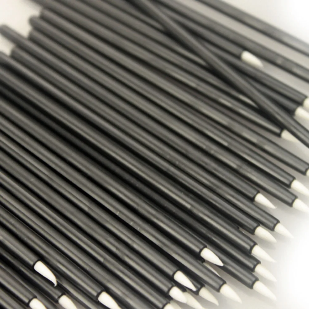 

Professional 50Pcs Cosmetic Eye Liner Brush Disposable Eyeliner Makeup Tool Short Handle Make Up Brushes #EL50