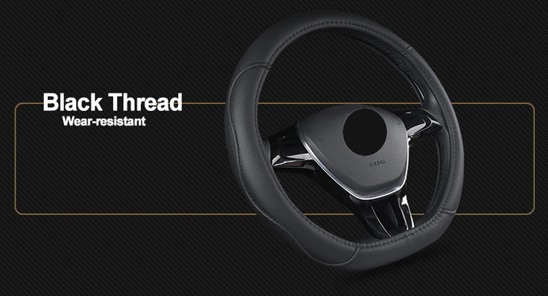 D форма Чехол рулевого колеса автомобиля дышащий из искусственной кожи для Nissan Rogue Sport Nissan Rogue стайлинга автомобилей
