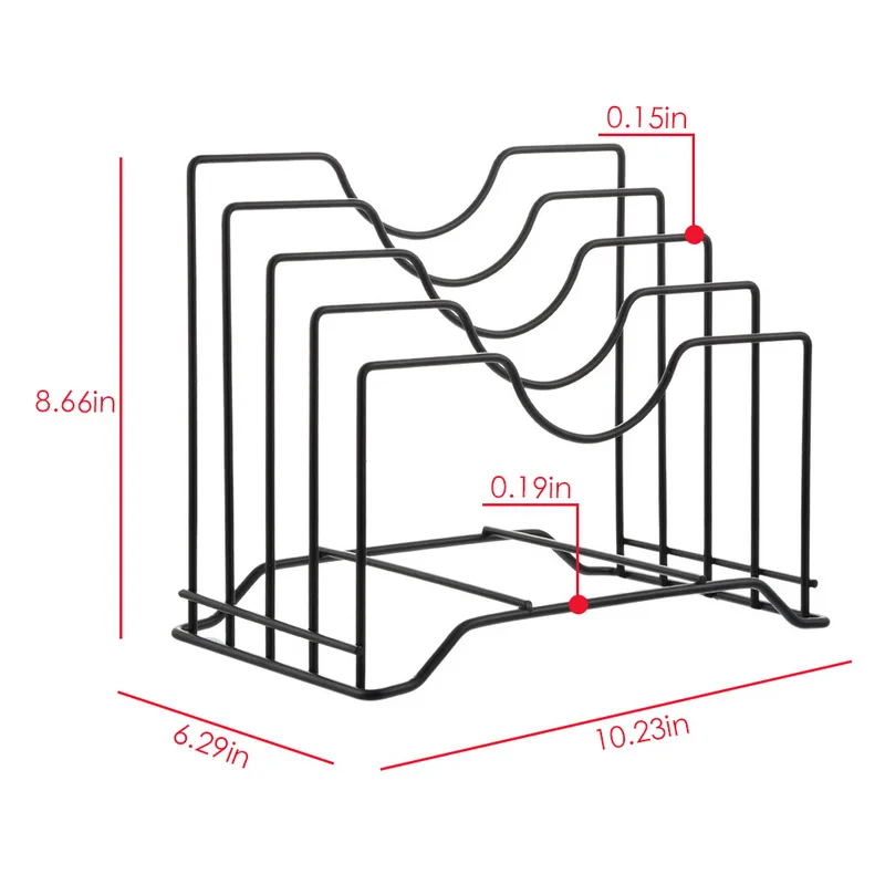 1 шт., кухонная полка, подставка для сковороды, держатель разделочной доски для хранения, крышка для кастрюли, органайзер, подставки, тапас, крышка, подставка, железная стойка для посуды, Новинка