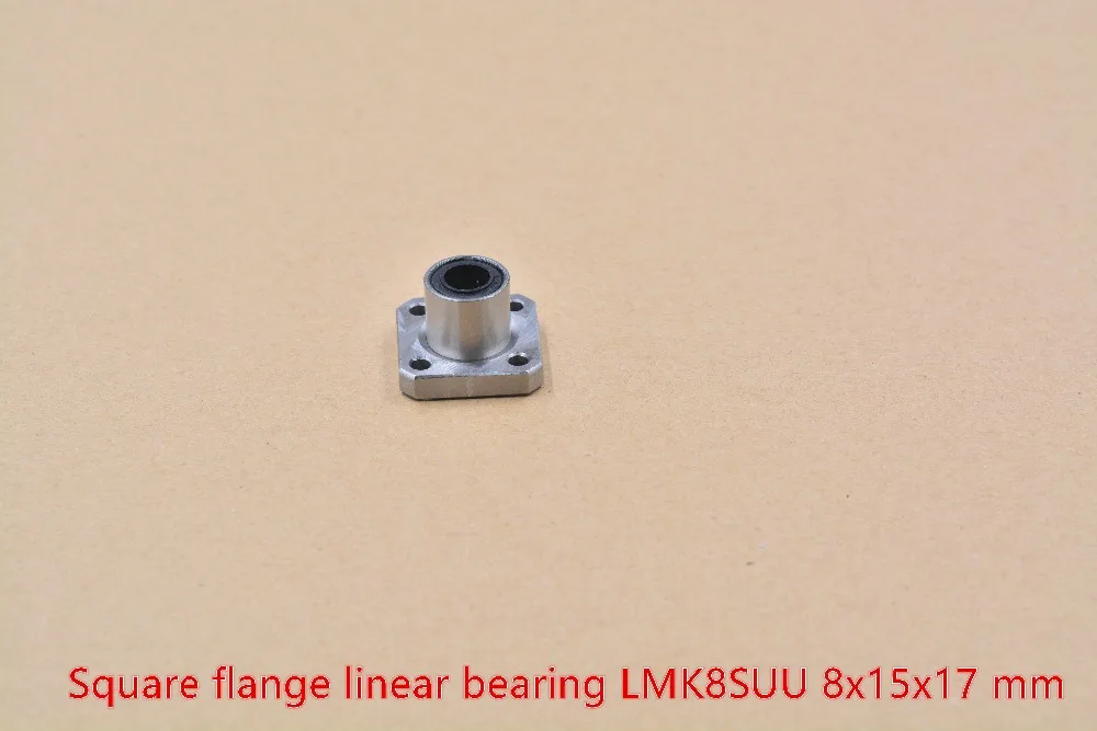 

LMK8SUU LMF8SUU LMH8SUU 8mmx15mmx17mm round flange linear ball bearing bushing for rod shaft cnc part