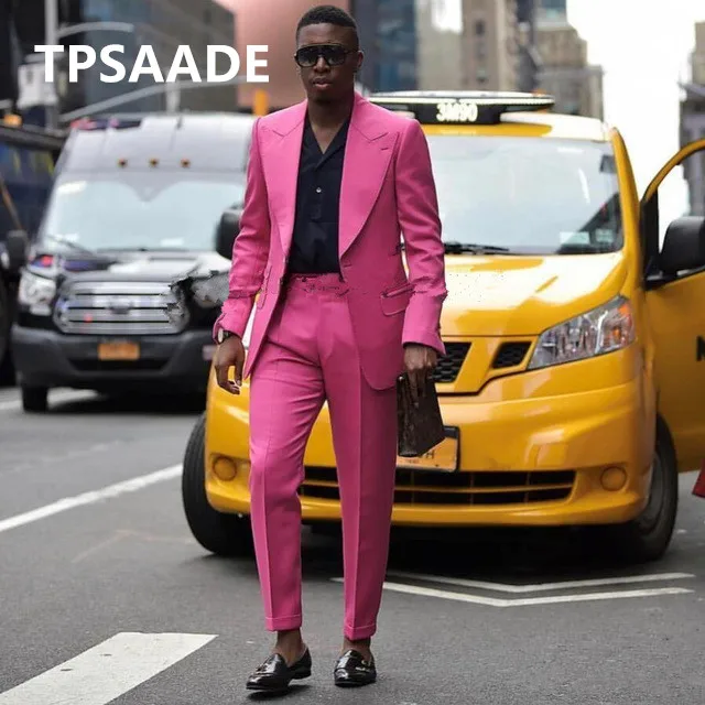 Fuchsia-Men-Suits-Peaked-Lapel-One-Button-Blazers-Tuxedos-Men-Prom-Dance-Celebrity-Suit-Two-Pieces.jpg_640x640_副本