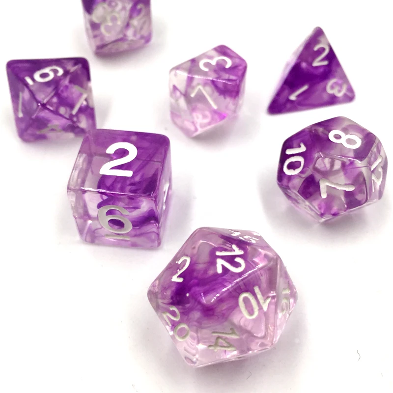 Rollooo Nebula Dice 7 шт./компл. D4 D6 D8 D10 D % D12 D20|Кубики| |