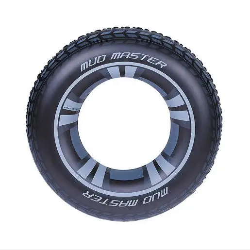 

Portable inflatable bed water tire toy black seaside adult swimming ring water inflatable toy