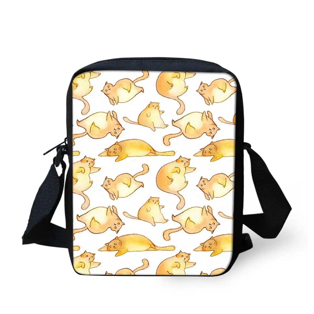 

Noisydesigns Toyger Pattern Cat Printing Messenger Bag Children Scholol Prints Fashion Children Messenger Bag Versatile