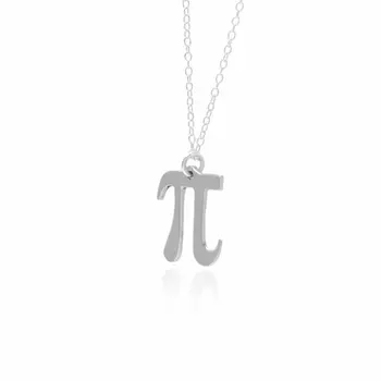 

10PC Math Pi 3.14 Symbol Number Necklace Science Teacher Student Geometry Initial Letter Digital Pai Infinite Infinity Necklaces