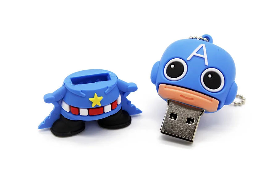 BiNFUL Флешка 8gb 16gb 32gb 64gb супергерой Супермен/Бэтмен/Капитан Америка/Usb флеш-накопитель