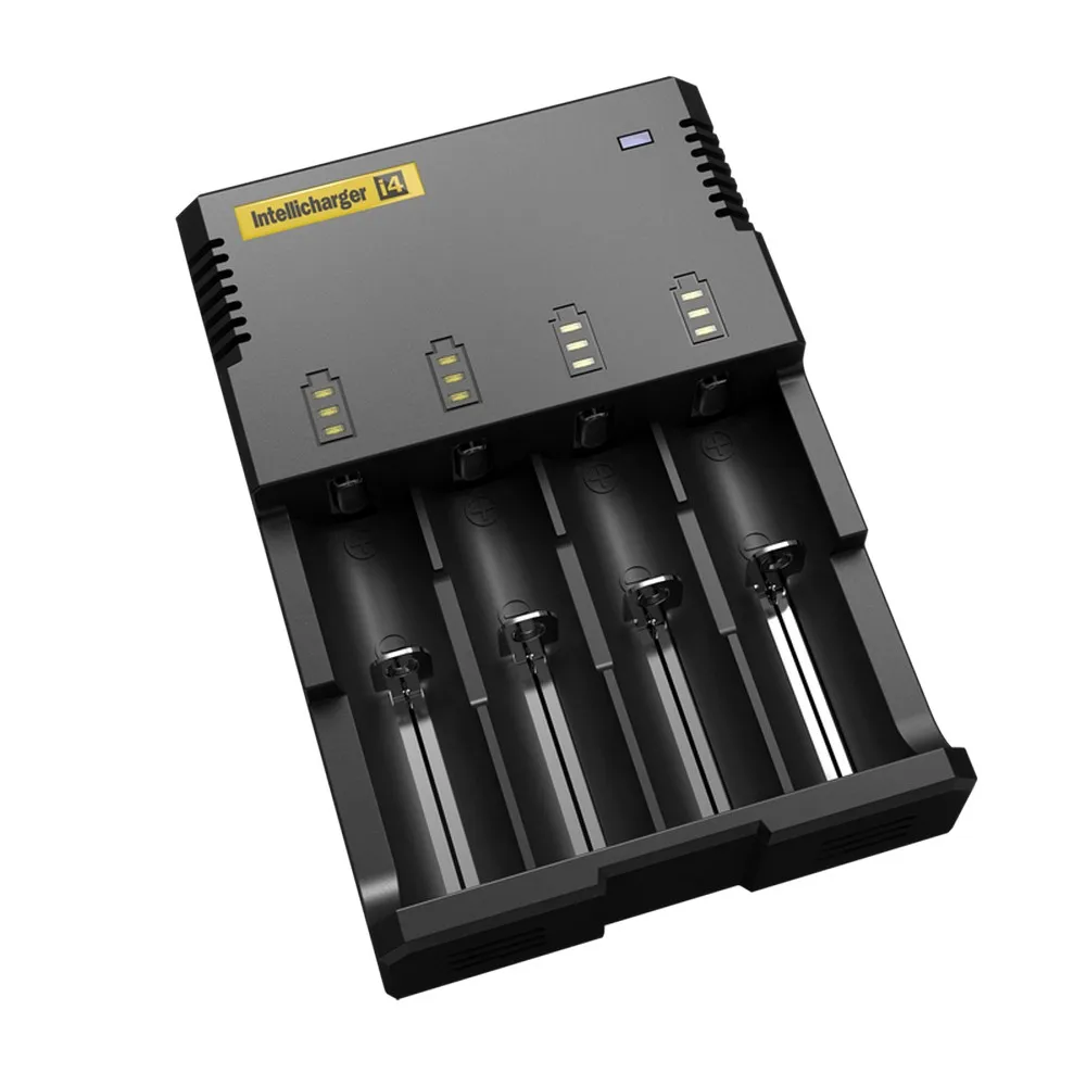 

Free Shipping NITECORE I4 Intellicharge Universal Battery Charger Travel Kits IMR Ni-MH Ni-Cd Li-on RCR123A 26650 18650 AA/AAA