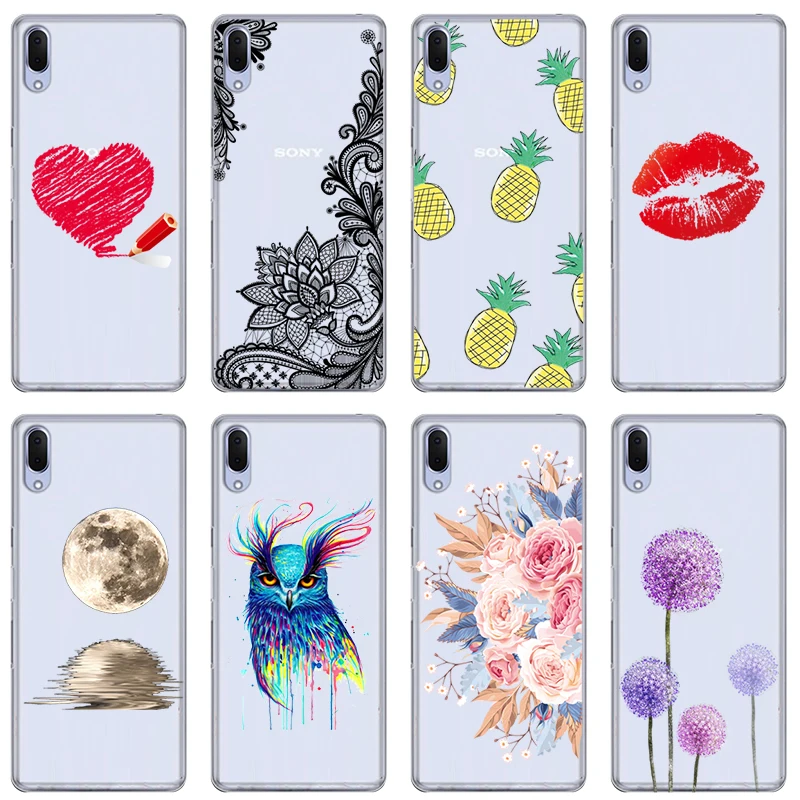 

Crystal Print Back Soft TPU Cover For Sony Xperia L3 L4312 5.7 inch Case Silicone Capas Coque for Sony Xperia L 3 l3