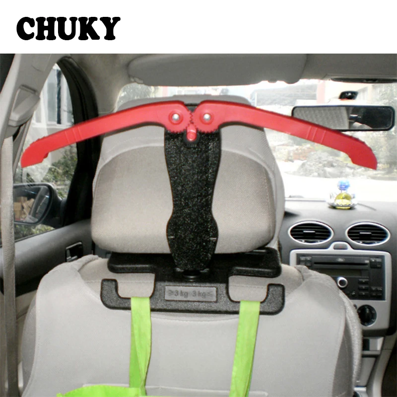 

CHUKY 1pcs Car Styling Folding Hanger Hooks With Safety Rail For Kia rio Volkswagen VW Polo 4 5 7 6 Passat B6 B5 Citroen c4 c5