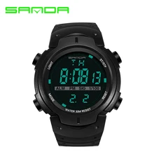 Для мужчин смотреть Для мужчин спортивные часы Водонепроницаемый плавание скалолазание модные уличные Повседневное Для мужчин; светодиодный цифровой военные часы